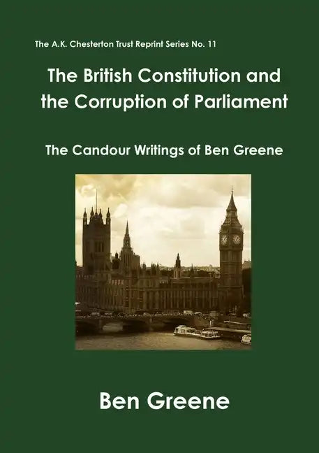 The British Constitution and the Corruption of Parliament - Paperback