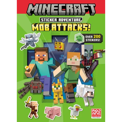 Minecraft Sticker Adventure: Mob Attacks! (Minecraft) - Paperback