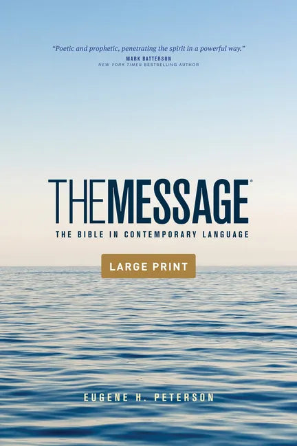 The Message Outreach Edition, Large Print (Softcover): The Bible in Contemporary Language - Paperback