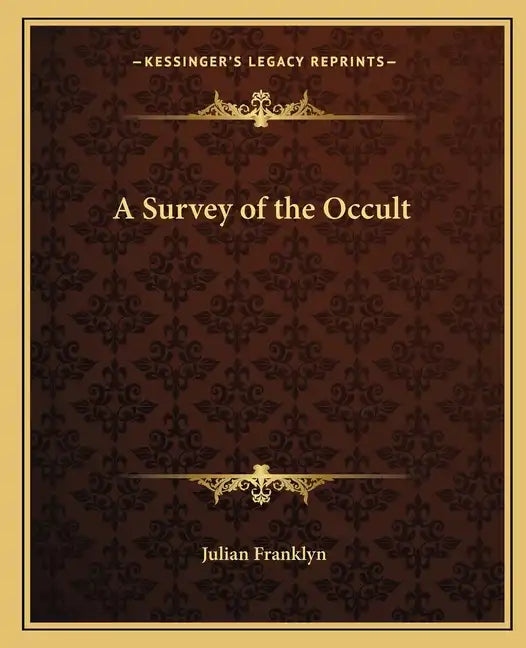 A Survey of the Occult - Paperback