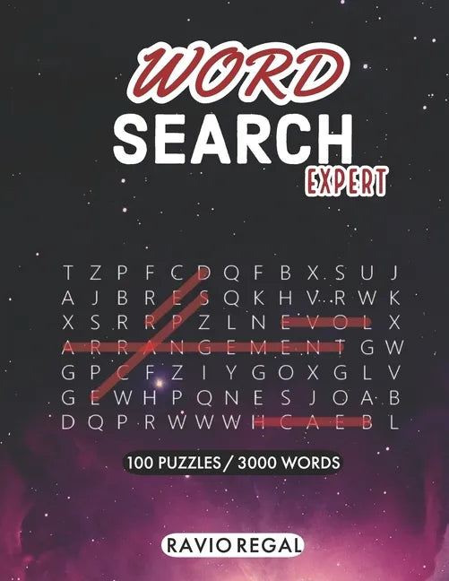 Word Search Expert 100 Puzzles 3000 Words: funny word search book large print - Hard brain games Puzzles for Men Women Adults Teens - Paperback