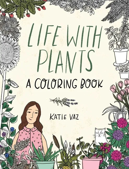 Life with Plants: A Coloring Book - Paperback
