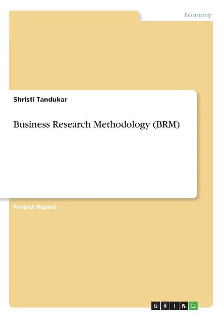 Business Research Methodology (BRM) - Paperback