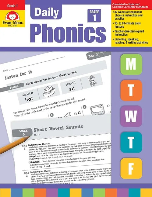 Daily Phonics, Grade 1 Teacher Edition - Paperback