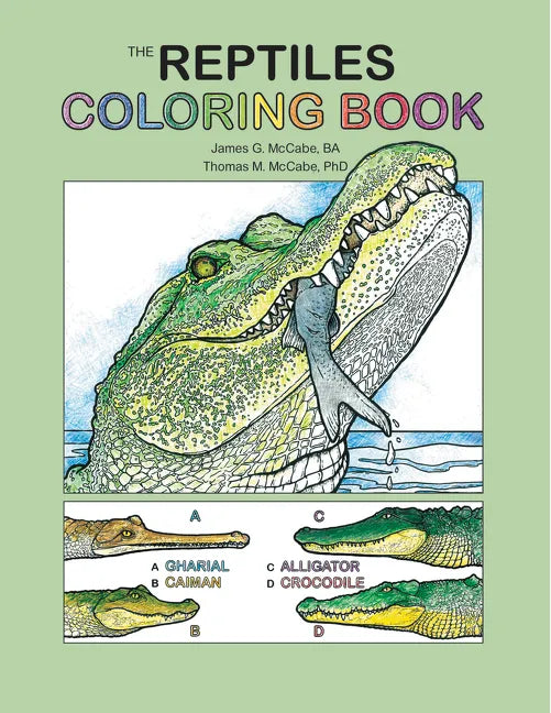 The Reptiles Coloring Book: A Coloring Book - Paperback