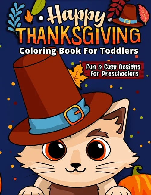 Happy Thanksgiving Coloring Book - Paperback