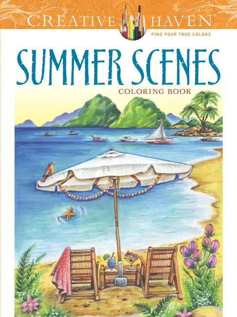 Creative Haven Summer Scenes Coloring Book - Paperback