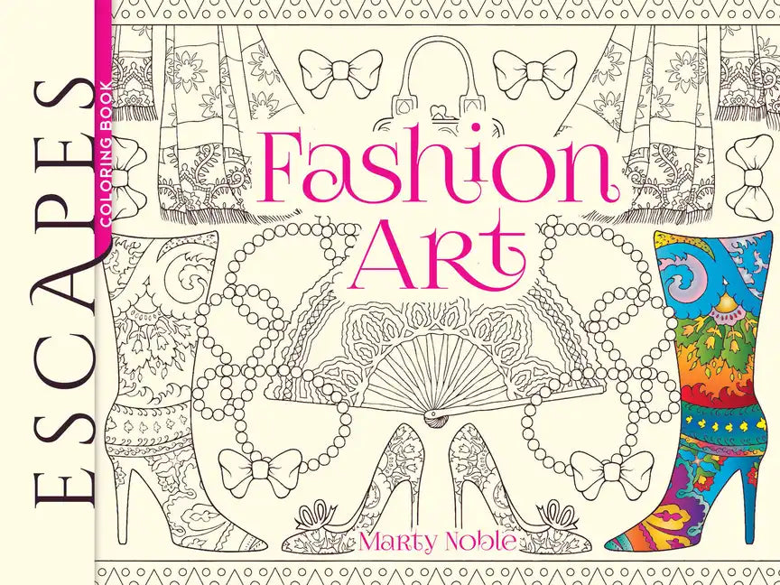 Escapes Fashion Art Coloring Book - Paperback