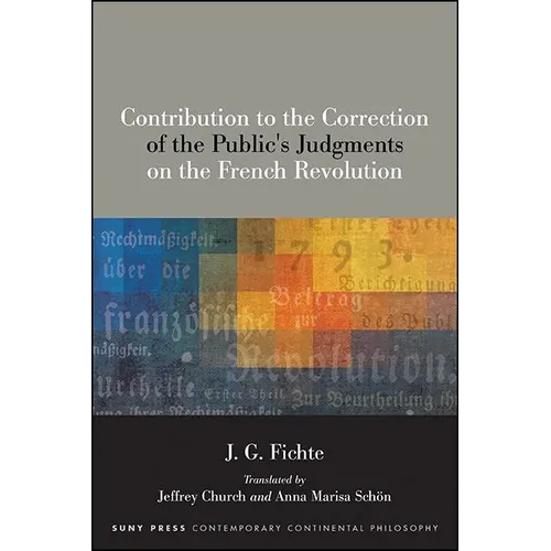 Contribution to the Correction of the Public's Judgments on the French Revolution - Paperback