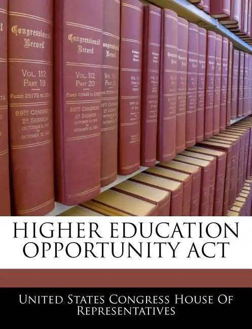 Higher Education Opportunity Act - Paperback
