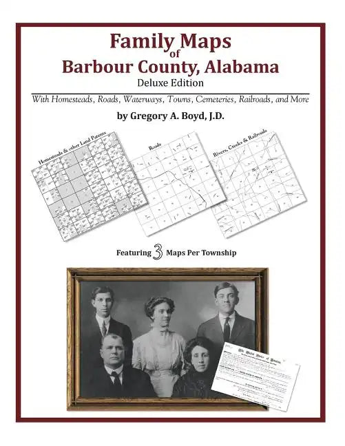 Family Maps of Barbour County, Alabama, Deluxe Edition - Paperback