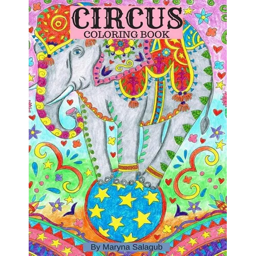 Circus coloring book - Paperback
