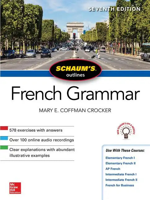 Schaum's Outline of French Grammar, Seventh Edition - Paperback