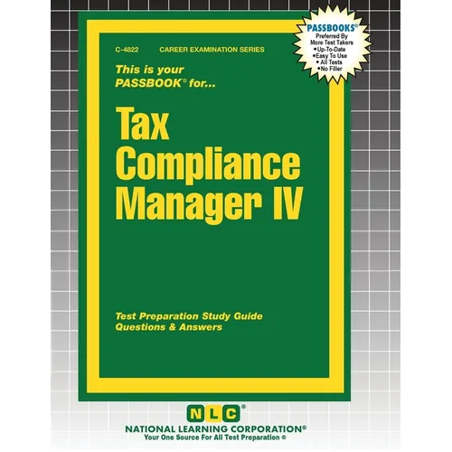 Tax Compliance Manager IV - Paperback