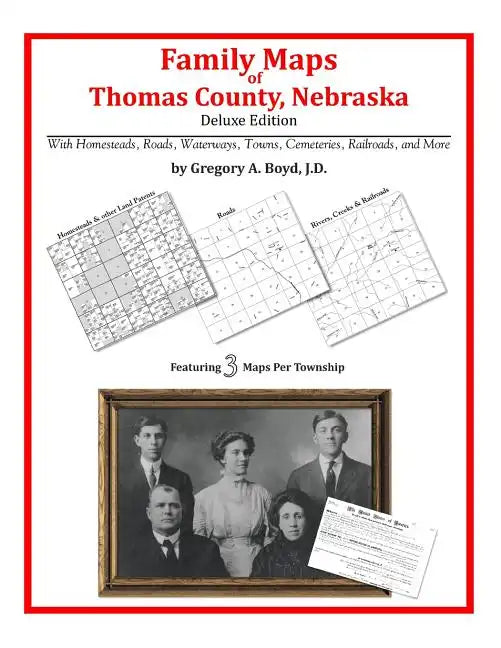 Family Maps of Thomas County, Nebraska - Paperback