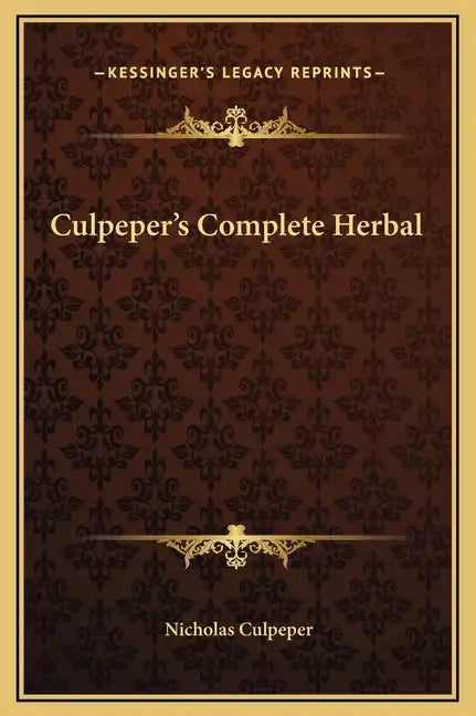 Culpeper's Complete Herbal - Hardcover