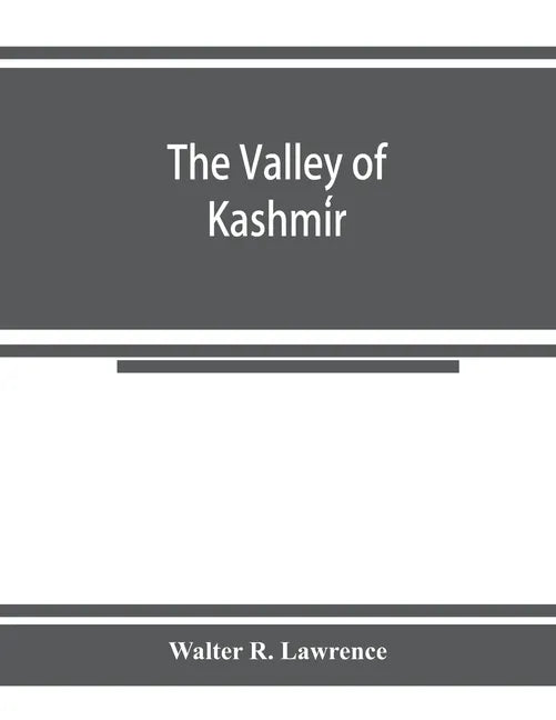 The valley of Kashmír - Paperback