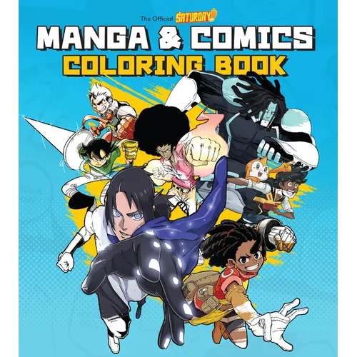 Saturday Am Manga and Comics Coloring Book - Paperback