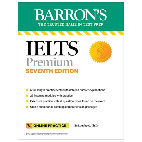 Ielts Premium: 6 Practice Tests + Comprehensive Review + Online Audio, Seventh Edition - Paperback