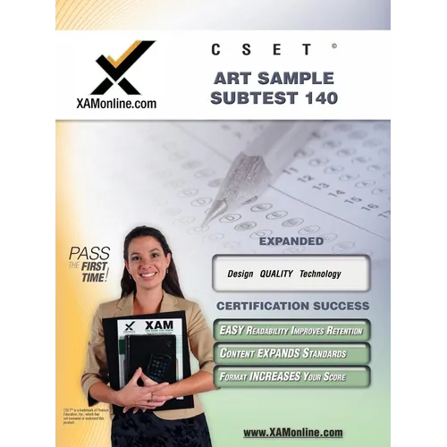 Cset Art Sample Subtest 140 Teacher Certification Test Prep Study Guide - Paperback