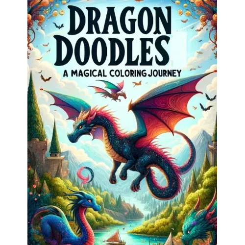 Dragon Doodles: A Magical Coloring Journey: Coloring Book - Paperback