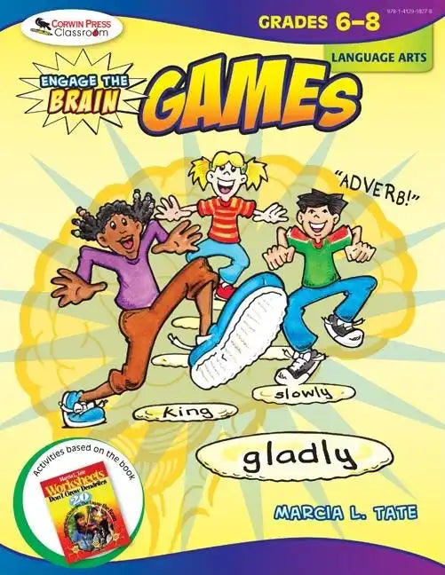 Engage the Brain: Games, Language Arts, Grades 6-8 - Paperback