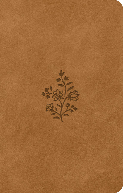 ESV Premium Gift Bible (Trutone, Nubuck Caramel, Wildflower Design) - Imitation Leather