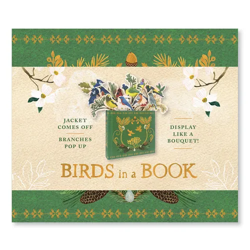 Birds in a Book (Uplifting Editions): Jacket Comes Off. Branches Pop Up. Display Like a Bouquet! - Hardcover