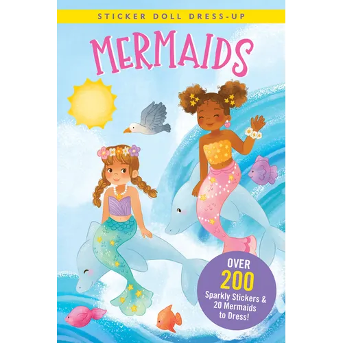 Mermaids Sticker Doll Dress-Up Book - Paperback