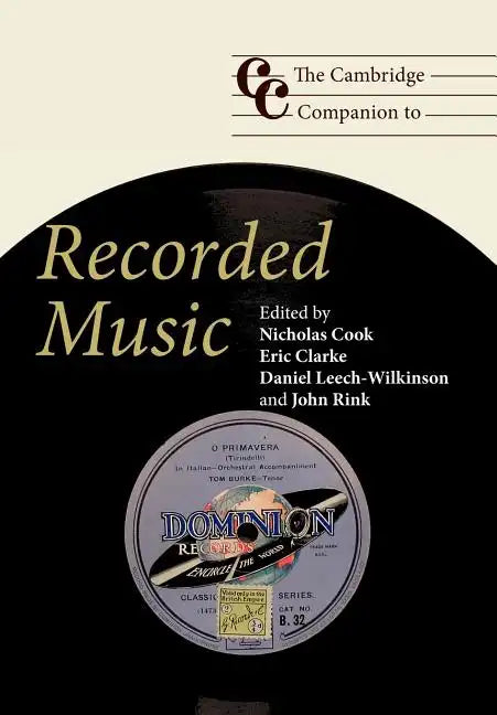 The Cambridge Companion to Recorded Music - Paperback