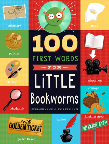 100 First Words for Little Bookworms - Board Book