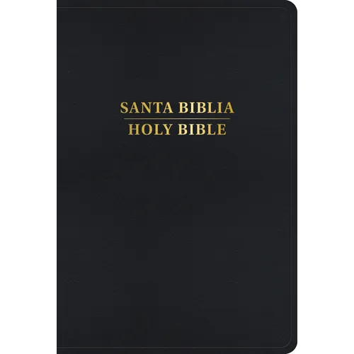 Rvr 1960/KJV Biblia Bilingüe Letra Grande, Negro Imitación Piel Con Índice (Edición 2024) - Imitation Leather