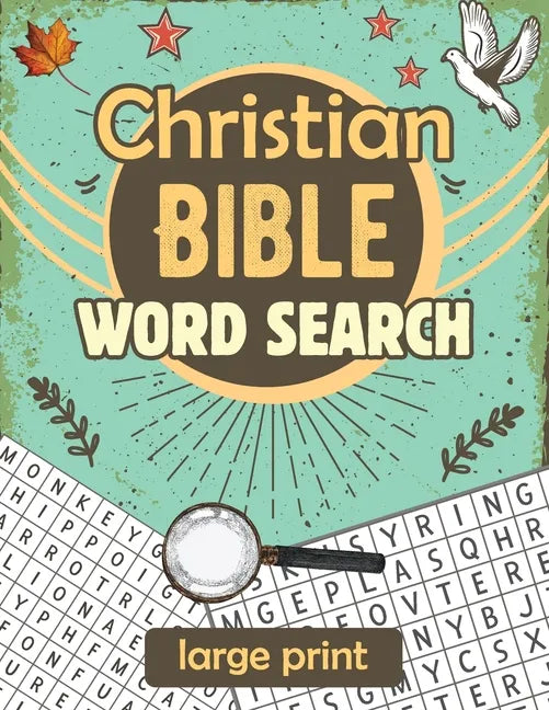 Christian Bible Word Search: Large print biblical puzzle book 8.5x11 - Paperback