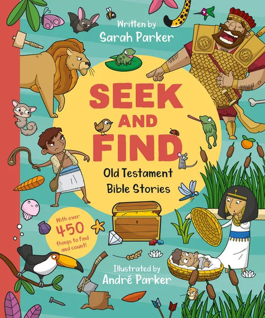 Seek and Find: Old Testament Bible Stories: With Over 450 Things to Find and Count! - Board Book