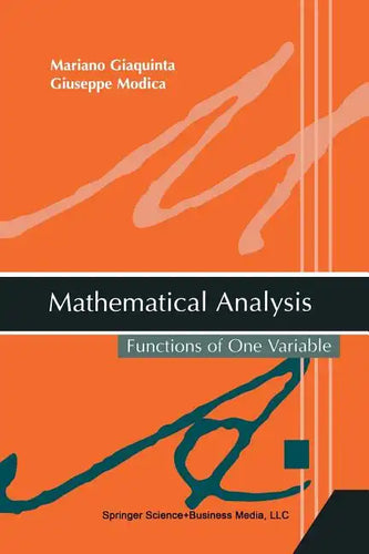 Mathematical Analysis: Functions of One Variable - Paperback