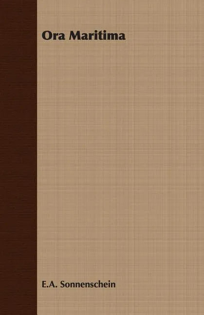 Ora Maritima - Paperback