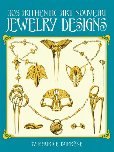 305 Authentic Art Nouveau Jewelry Designs - Paperback