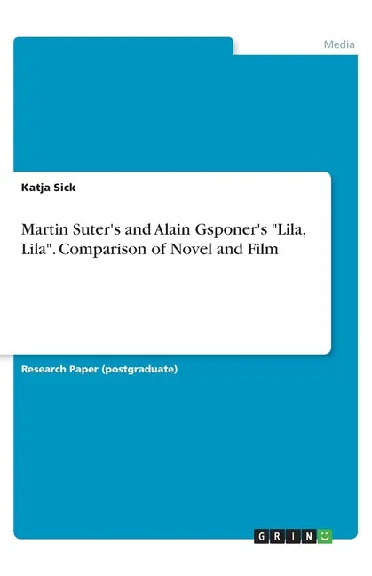 Martin Suter's and Alain Gsponer's 
