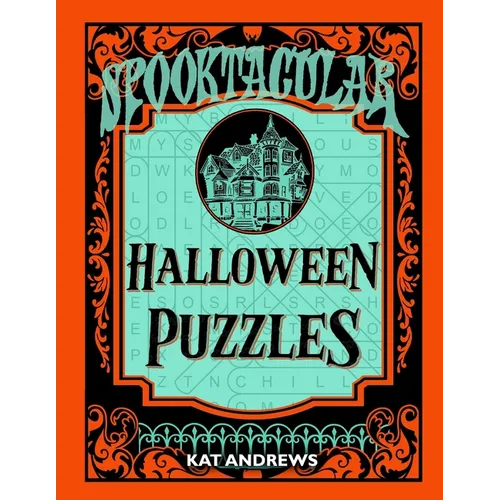 Spooktacular Halloween Puzzles: Large Print for Adults - Paperback