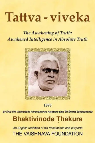 Tattva-viveka: Awakened Intelligence in AbsoluteTruth - Paperback
