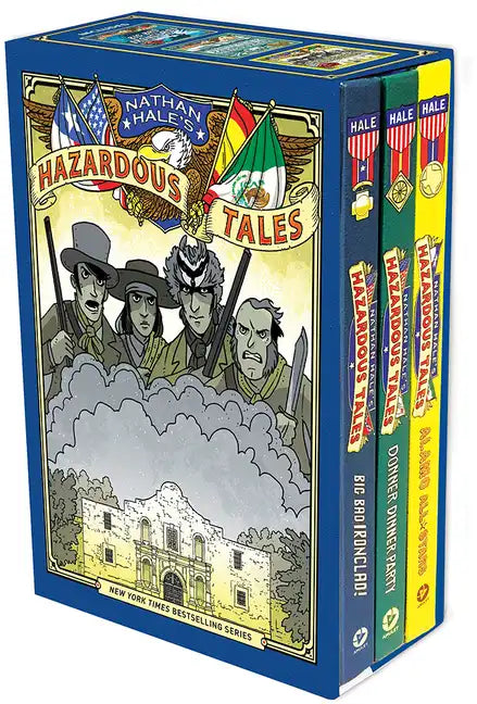 Nathan Hale's Hazardous Tales Second 3-Book Box Set: A Graphic Novel Collection - Hardcover
