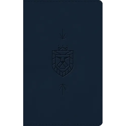 ESV Kid's Bible, Thinline, Red Letter (Trutone, Dark Blue, Lion of Judah Design) - Imitation Leather