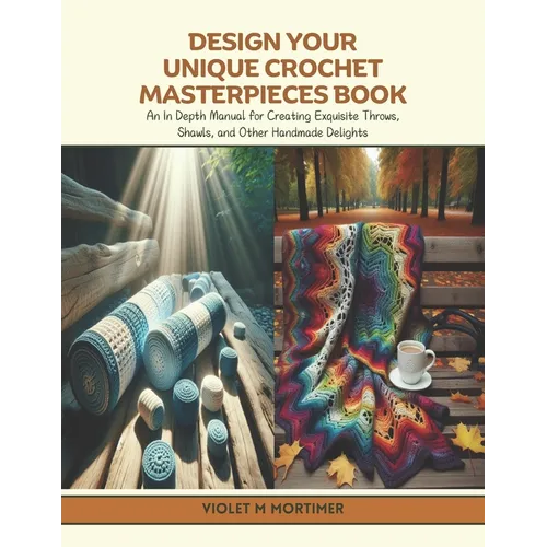 Design Your Unique Crochet Masterpieces Book: An In Depth Manual for Creating Exquisite Throws, Shawls, and Other Handmade Delights - Paperback