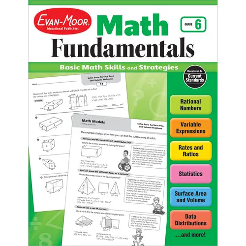 Math Fundamentals, Grade 6 - Paperback