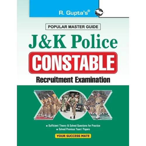 J&K Police (Armed and Executive) Constable Recruitment Exam Guide - Paperback