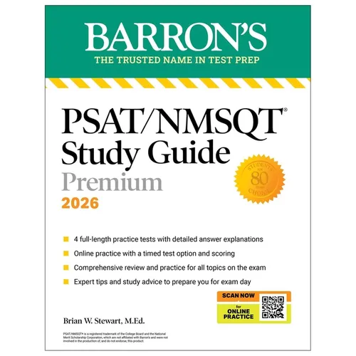 Psat/NMSQT Premium Study Guide, 2026: 2 Practice Tests + Comprehensive Review+ 200 Online Drills - Paperback