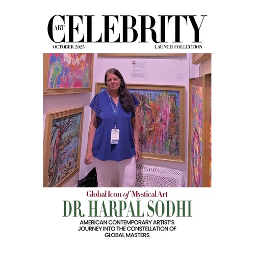 Art Celebrity Launch Collection October 2025 - Global Icon of Mystical Art, Dr. Harpal Sodhi: American Contemporary Artist's Journey into the Constell