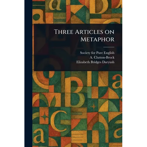 Three Articles on Metaphor - Paperback
