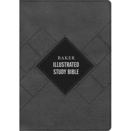 CSB Baker Illustrated Study Bible, Charcoal Leathertouch - Imitation Leather