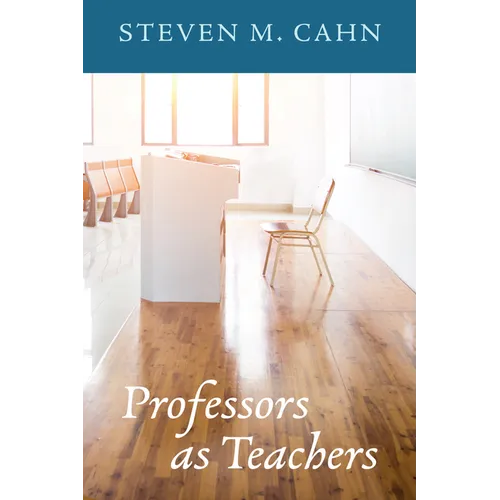 Professors as Teachers - Hardcover